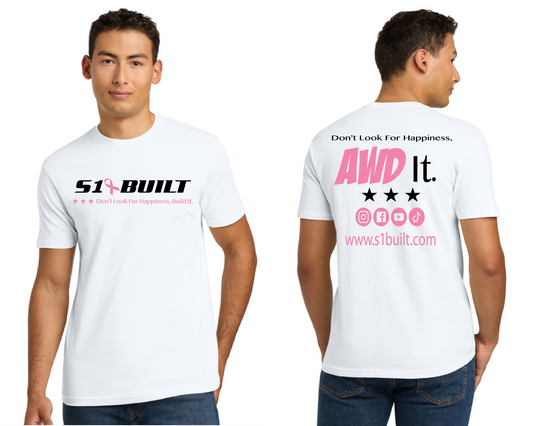 Short Sleeve S1Built T-shirt -Breast Cancer Awareness
