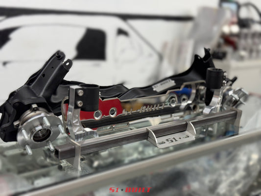 AWD Conversion Bundle: OEM style AWD/RWD/FWD Rear Trailing Arms with Delta7 Rear Diff Mount Kit and Billet Forks