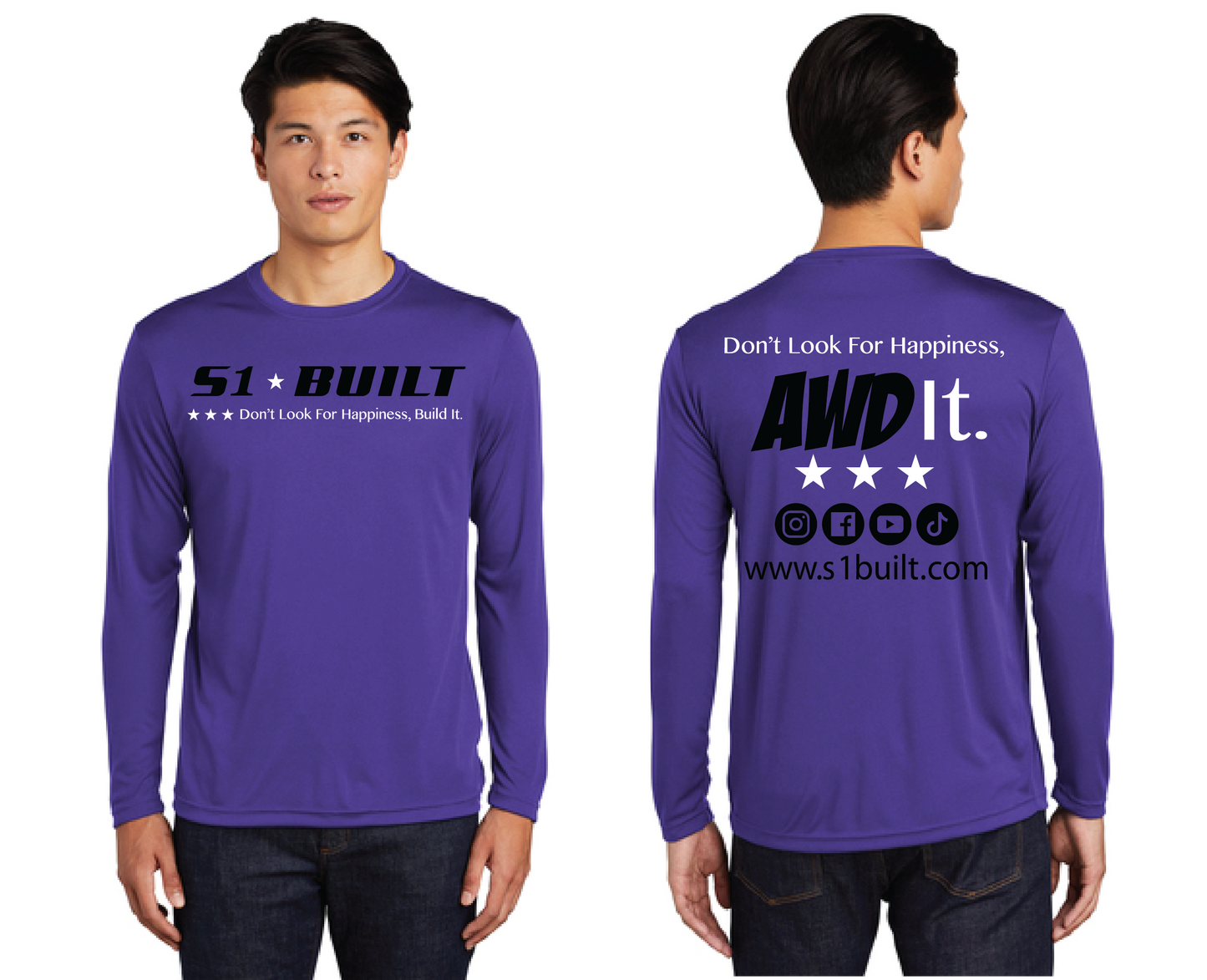 Long Sleeve Dri-Fit - Purple