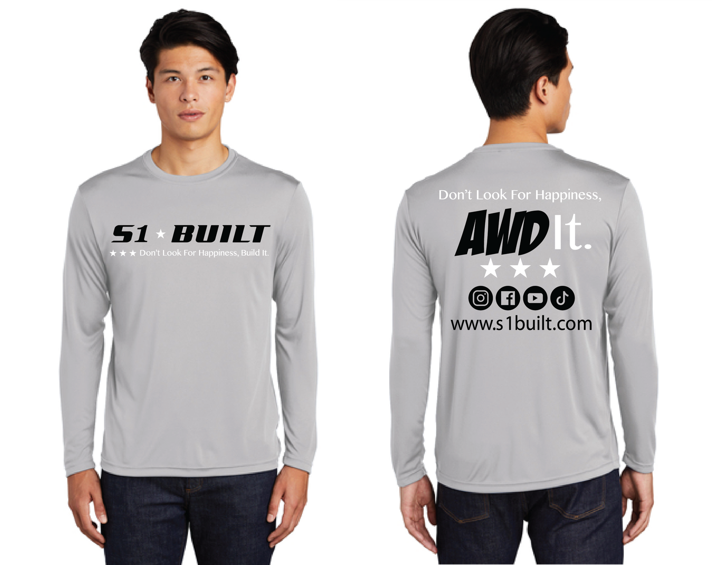 Long Sleeve Dri-Fit - Silver