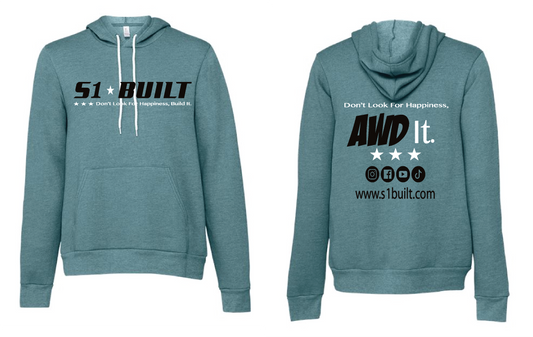S1Built AWD Hoodie - Deep Teal