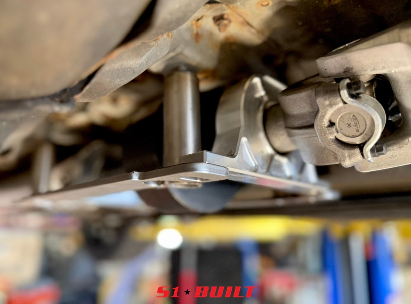 Evo 8 and 9 Custom Driveshaft with Viscous Coupler and Mounting Brackets