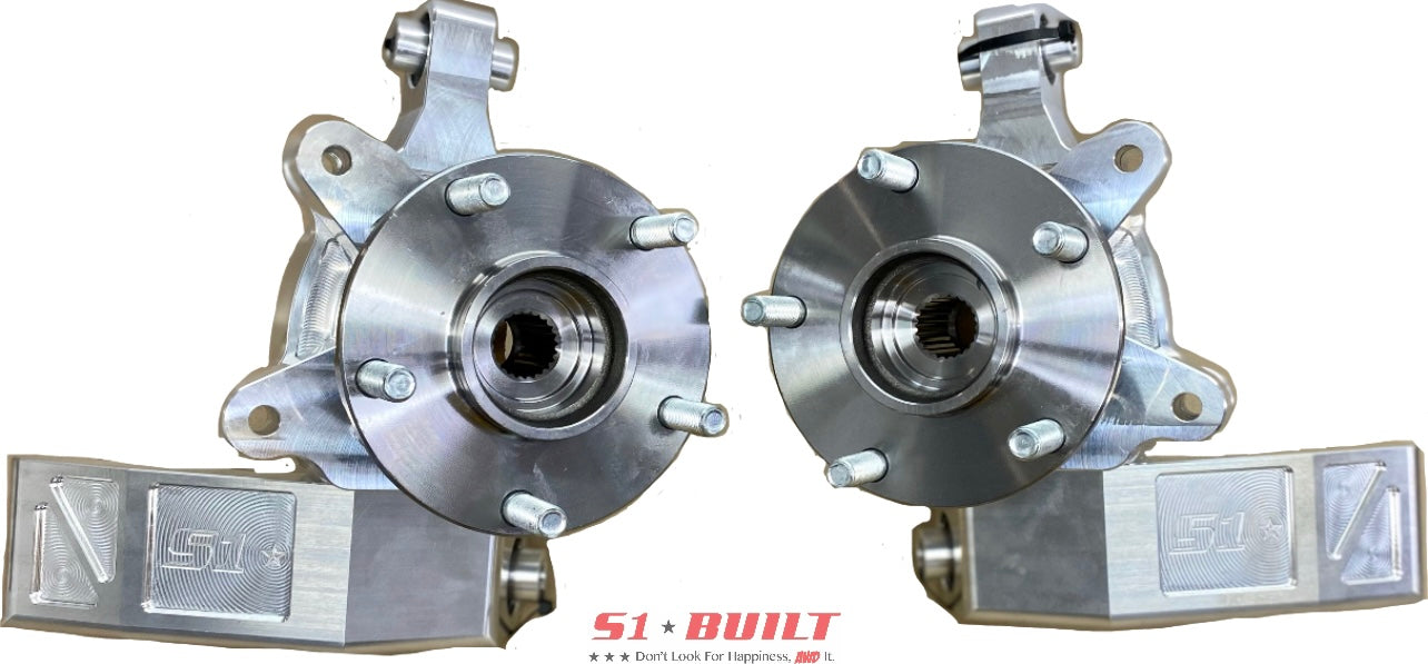 RSX/EP3/EM2/ES Billet Hub Spindles with Hubs