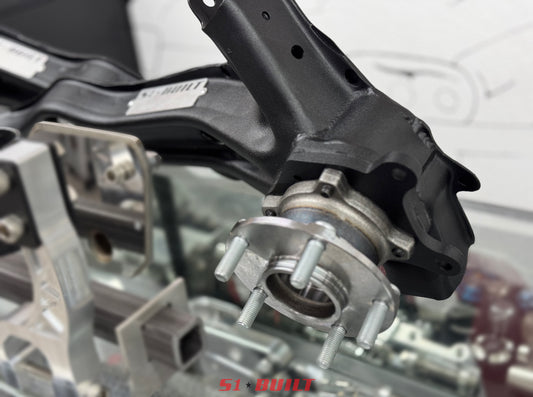 AWD Conversion Bundle: OEM style AWD/RWD/FWD Rear Trailing Arms with Delta7 Rear Diff Mount Kit and Billet Forks