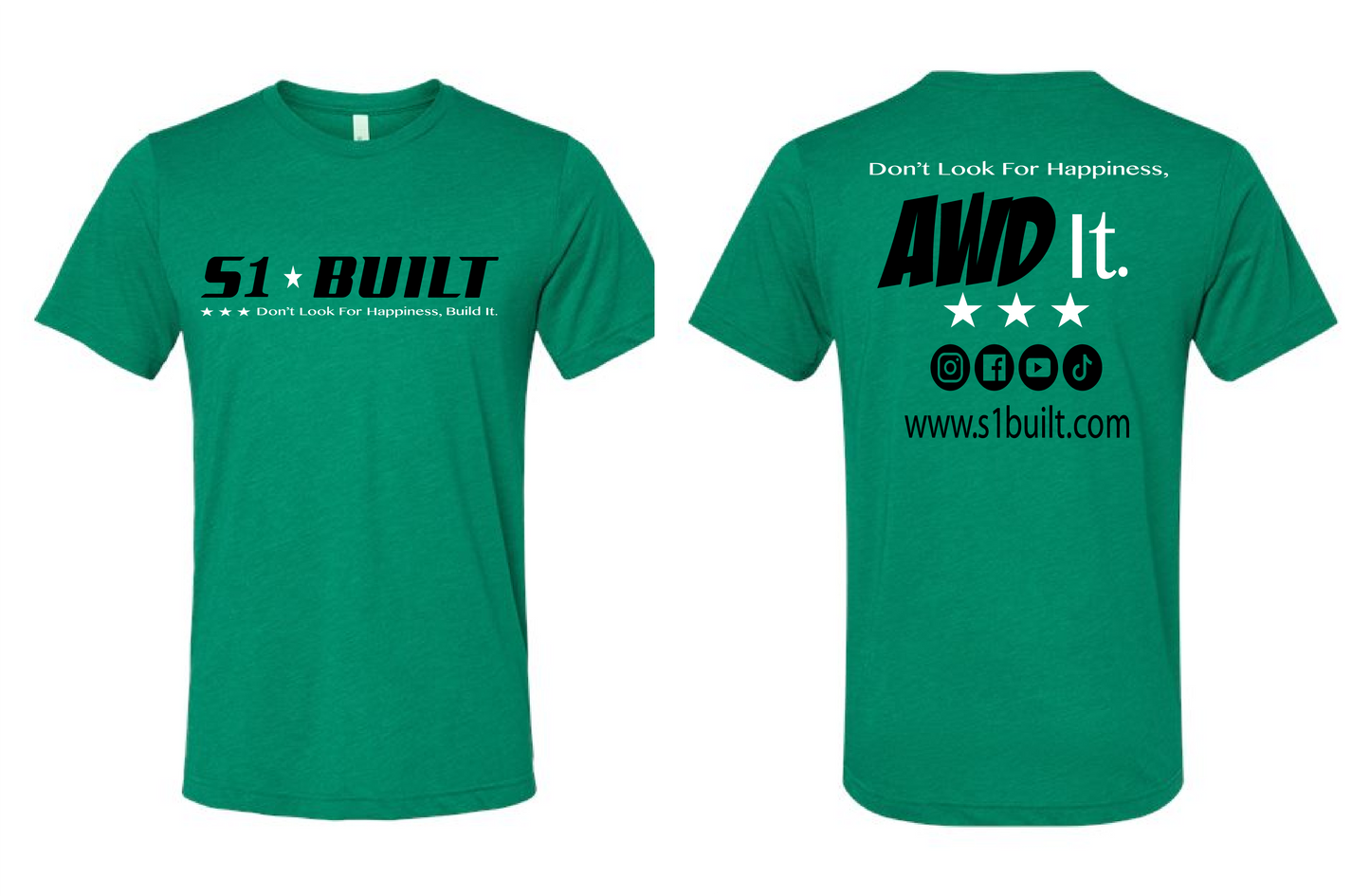 Short Sleeves T-shirt - Kelly Green