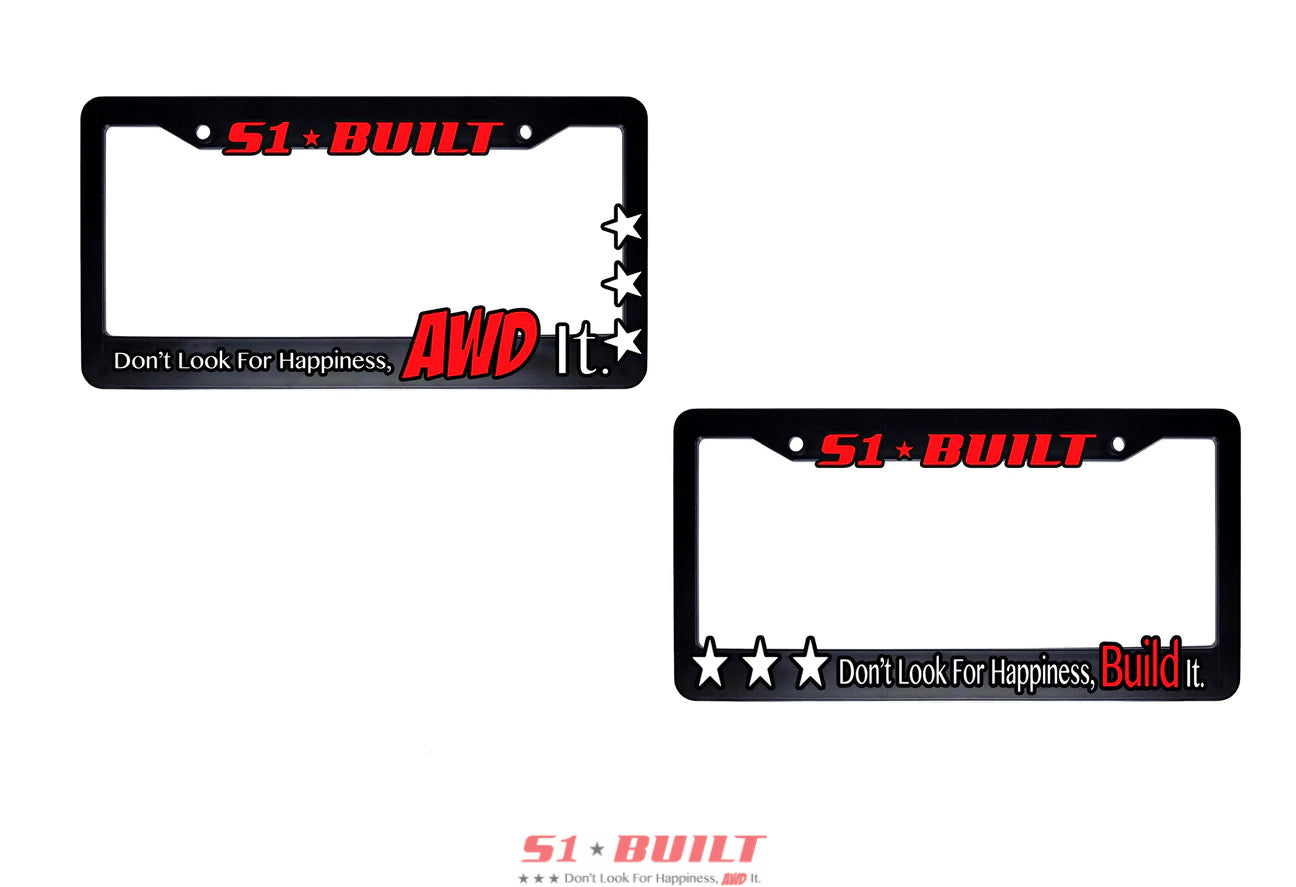 License Plate Frames - Plastic