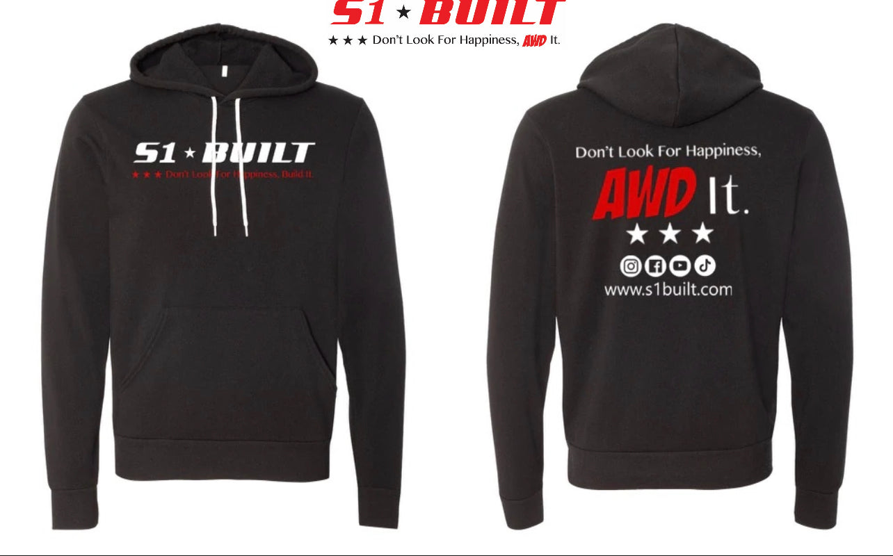 S1Built AWD Hoodie - Black