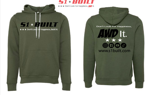 S1Built AWD Hoodie - Military Green