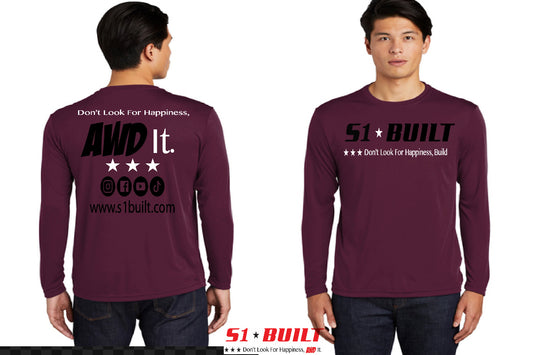 Long Sleeve Dri Fit - Maroon