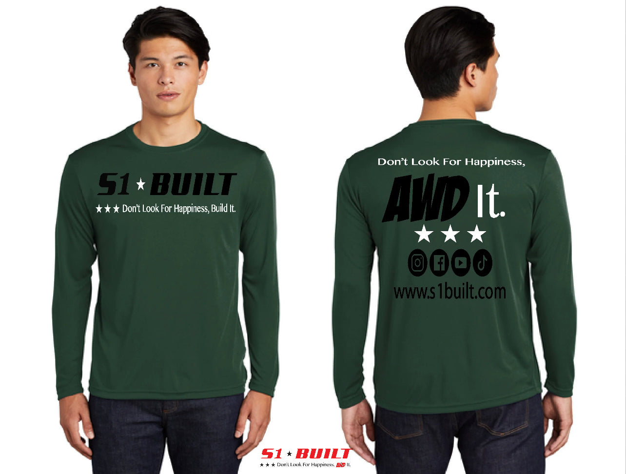 dri fit long sleeve white