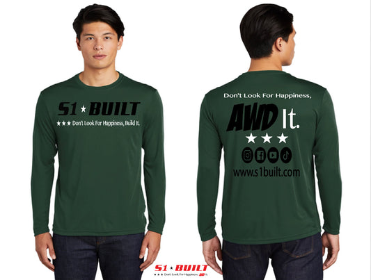 Long Sleeve Dri Fit - Green