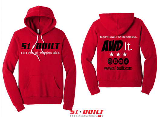 S1Built AWD Hoodie - Red