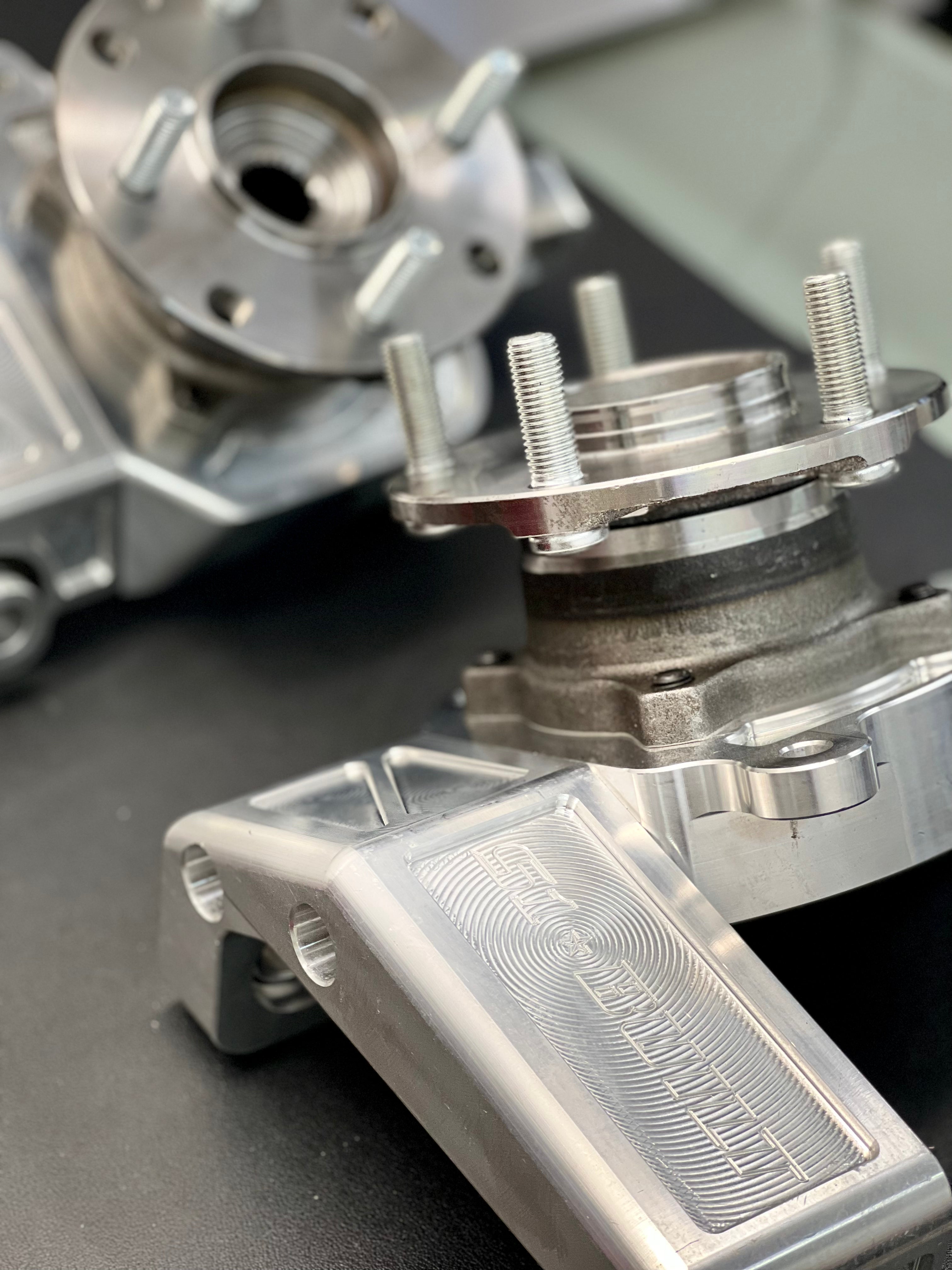 RSX/EP3/EM2/ES Billet Hub Spindles with Hubs S1Built, LLC.