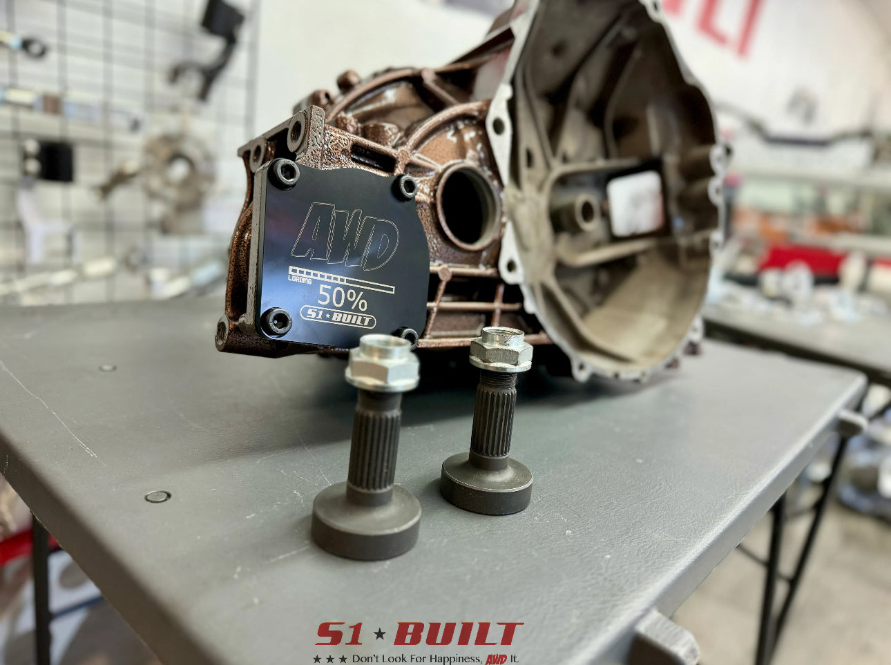 Kseries AWD Transfer Case Block-Off Plate with Rear Axle Stubbies Bund ...
