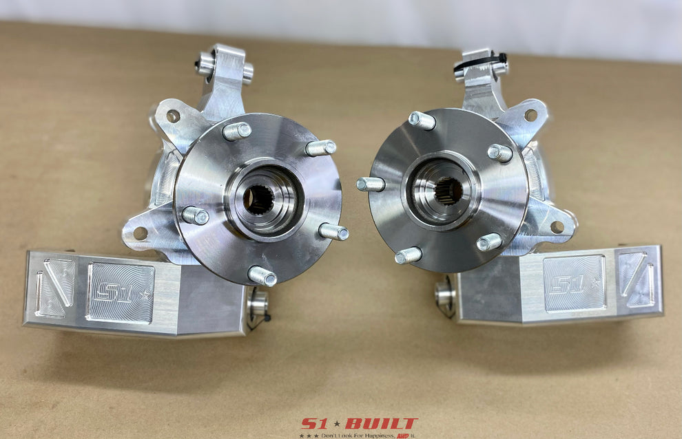 AWD Conversion Bundle RSX/EP3/EM2/ES Billet Hub Spindles with Hubs, S1Built, LLC.