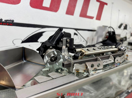 AWD Conversion Bundle: 1988-2000 Civic / 1994-2001 Integra - OEM style AWD/RWD/FWD Trailing Arms with Tubular Rear Diff Mount Kit and Billet Forks