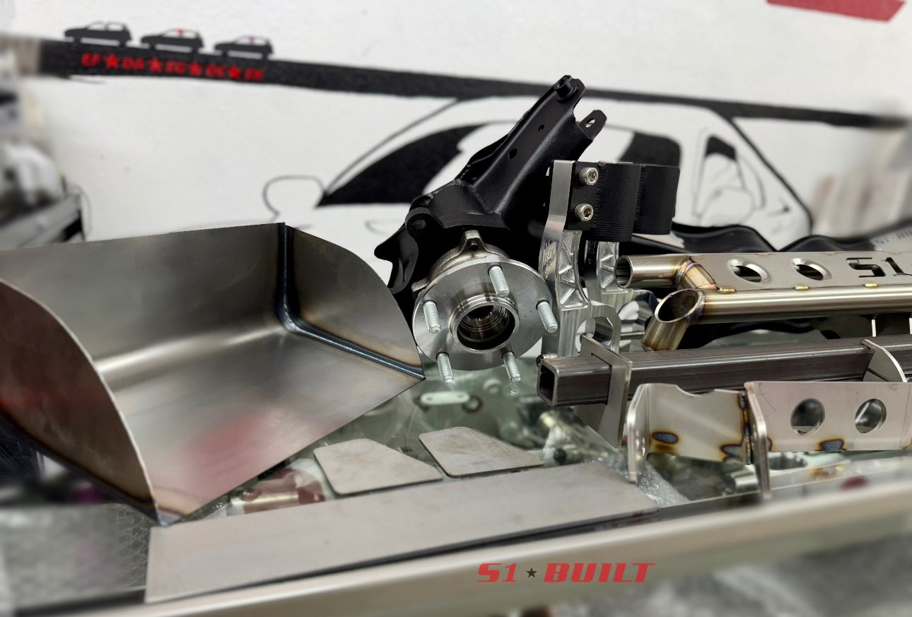 O2m Fwd Conversion AWD Conversion Bundle: 1988-2000 Civic / 1994-2001 Integra - OEM style ...