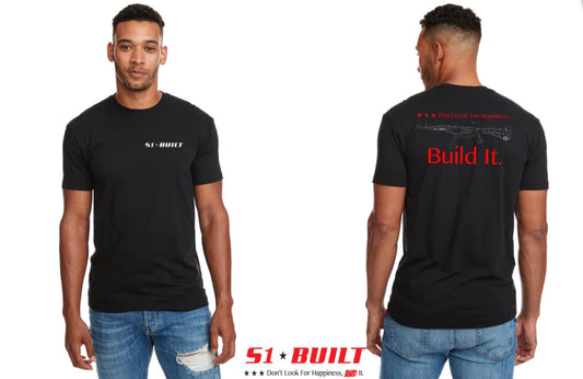 Short Sleeve M4 design Tshirt - Black