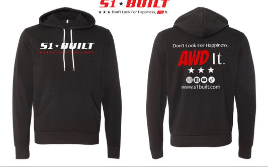 S1Built AWD Hoodie - Black