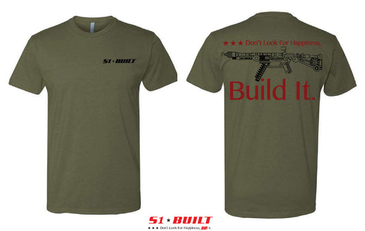 Short Sleeve M4 design T-shirt - Green