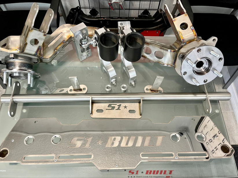 AWD Conversion Bundle Alpha6 Lite AWD/RWD/FWD Rear Trailing Arms with